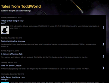 Tablet Screenshot of blog.toddworld.com